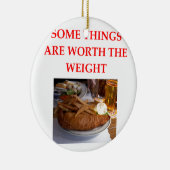 魚および破片 セラミックオーナメント (右)