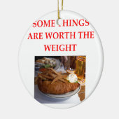 魚および破片 セラミックオーナメント (左)