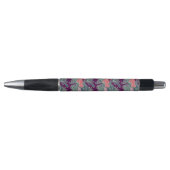 魚および紫色の波が付いているパターン ボールペン (正面)