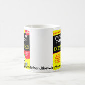 魚およびCrawDaddys -コーヒー・マグ コーヒーマグカップ (中央)