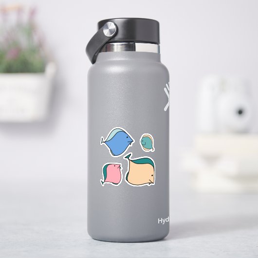 魚お洒落 シール (HydroFlask)