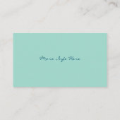 魚かわいらしカラフル水族館の名刺 名刺 (裏面)