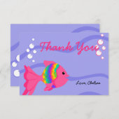 魚がすばらしい! サンキューカード (正面/裏面)