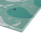 魚が付いているパターン カッティングボード (角)