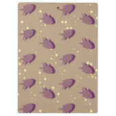 魚が付いているパターン クリップボード (裏面)