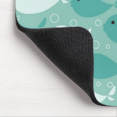 魚が付いているパターン マウスパッド (コーナー)