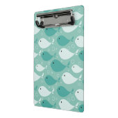 魚が付いているパターン ミニクリップボード (アングル2)