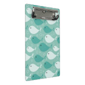 魚が付いているパターン ミニクリップボード (アングル)