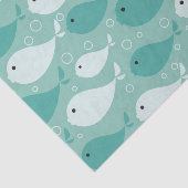 魚が付いているパターン 薄葉紙 (詳細)