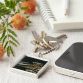 魚が付いている静物画 キーホルダー (側面)