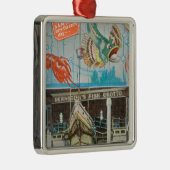 魚が付いているBernsteinの魚の小洞窟の眺め メタルオーナメント (右)