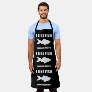 魚が好きかも 3人もかも Tシャツ ギフト エプロン