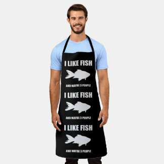 魚が好きかも 3人もかも Tシャツ ギフト エプロン