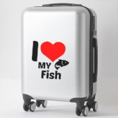 魚が好きだ シール (スーツケース)