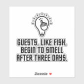 魚が好きな客 シール (シート)