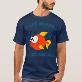 魚が好きな水族館ユーモアおもしろい魚 Tシャツ
