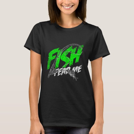 魚が怖い Tシャツ (正面)