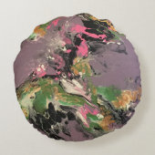 魚が枕を丸めて揚げる ラウンドクッション (裏面)