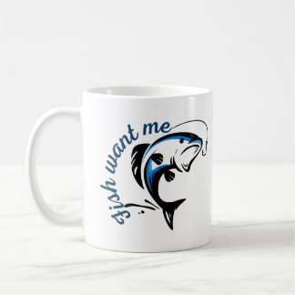 魚が欲しい コーヒーマグカップ