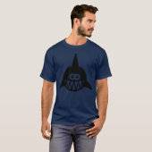 魚が歯を見せるサメの肉食動物1C家族 Tシャツ (正面フル)