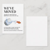 魚が水から移動の発表 名刺 (正面/裏面)