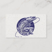 魚が水から飛び出す 名刺 (裏面)