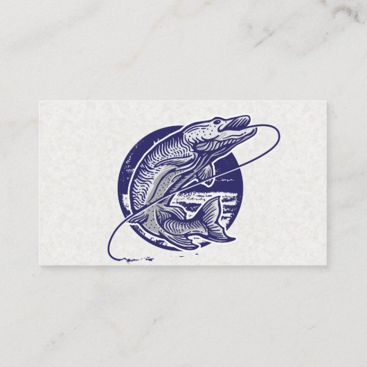 魚が水から飛び出す 名刺 (裏面)