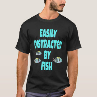 魚が言葉を話すフレーズに夢中になる水族館 Tシャツ