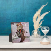 魚が跳んでいる フォトプラーク (インサイチュ)