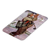 魚が飛び跳ねる マグネット (左側)