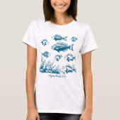魚たち Tシャツ (正面)