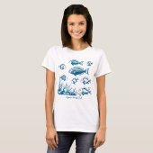 魚たち Tシャツ (正面フル)