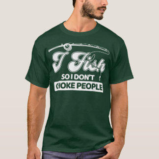 魚だから人を窒息させない魚おもしろい諺 Tシャツ