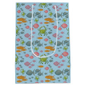 魚とカニ ミディアムペーパーバッグ (裏面)