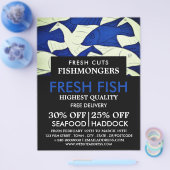 魚とカモメ、魚屋/妻、魚市場 チラシ (シングル)