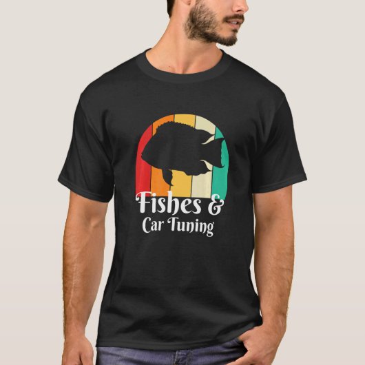 魚とカーチューニング カーチューナー Tシャツ (正面)