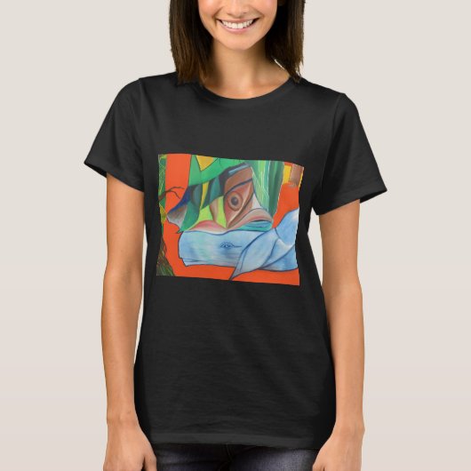 魚とクジラ Tシャツ (正面)