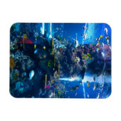 魚とサンゴ礁 マグネット (横)