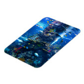 魚とサンゴ礁 マグネット (左側)