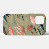 魚とタコ海洋生物イラストレーション Case-Mate iPhoneケース (裏面 (横))