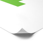 魚とチップスとキノコ豆。 ポスター (角)