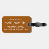 魚とチップスどろどろどろどろどろどろどろどろく英国のパブ食べ物を運賃 ラゲッジタグ (裏面横)