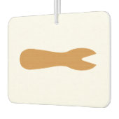 魚とチップスショップ木製フォーク カーエアーフレッシュナー (左)