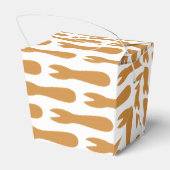 魚とチップスショップ木製フォーク フェイバーボックス (裏面サイド)