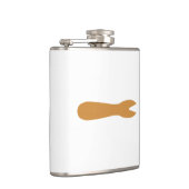 魚とチップスショップ木製フォーク フラスク (右)