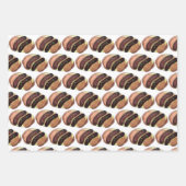 魚とチップズバンガーとマッシュフルイングリッシュ ラッピングペーパーシート (正面2)