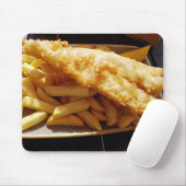魚とチップズムード マウスパッド (マウス)