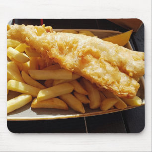 魚とチップズムード マウスパッド