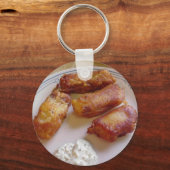 魚とチップ キーホルダー (正面)