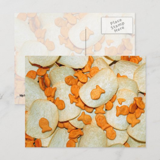 魚とチップ ポストカード (正面/裏面)